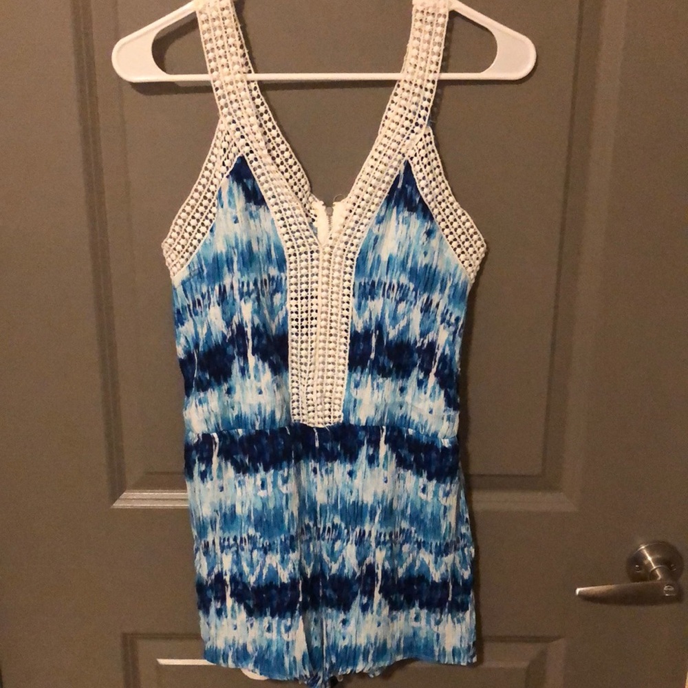 Blue romper